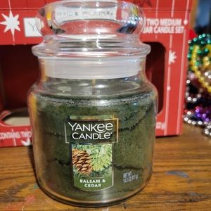 Yankee Candle 14.5 oz Jar Candle Balsam and Cedar